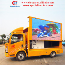 HOWO 4X2 Outdoor moving advertising truck, mobile screen truck, and display screen with P6, P8, P10 screen for sale